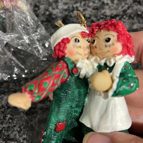 Vintage Raggedy Ann & Andy 1998 ornaments - Picture 7 of 9
